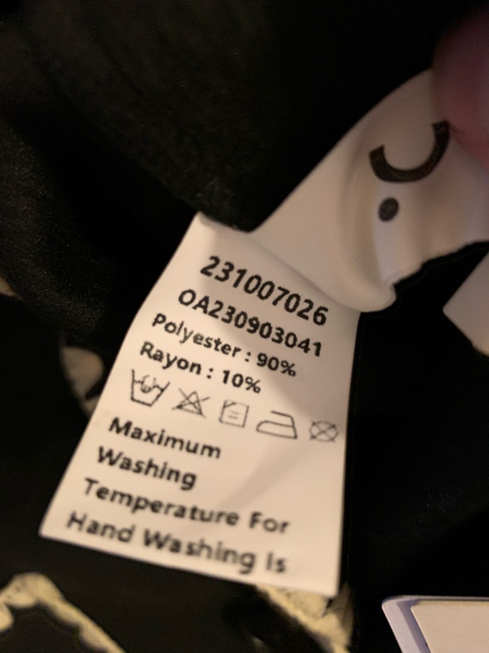 Commense Black Jacket with Cream Trim and Fringe - size M - Picture 5 of 6